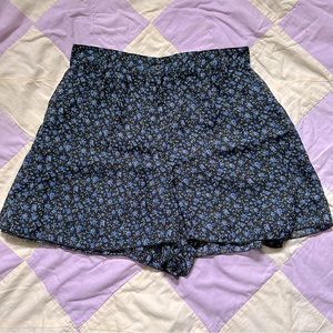 URBAN RENEWAL High-Rise Floral Shorts